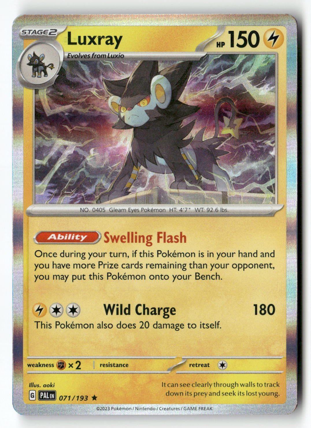 Luxray | Near Mint / English / Holofoil