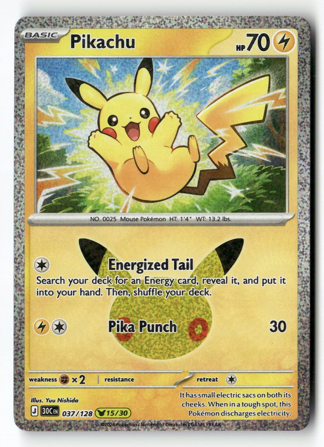 Pikachu - 037/128