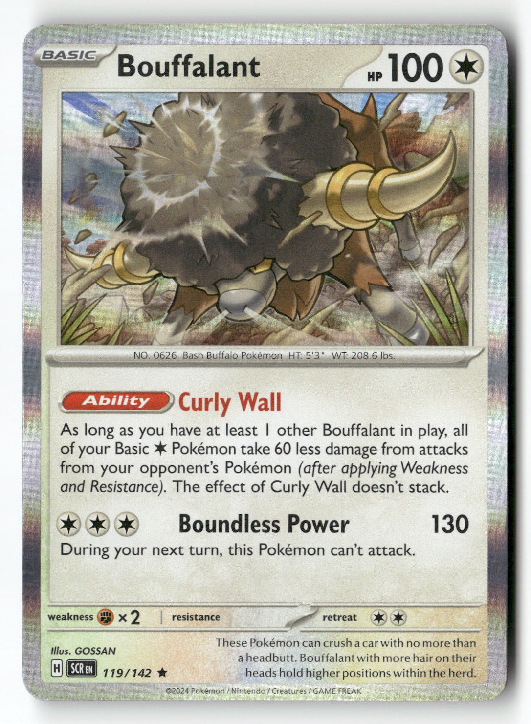 Bouffalant | Near Mint / English / Holofoil