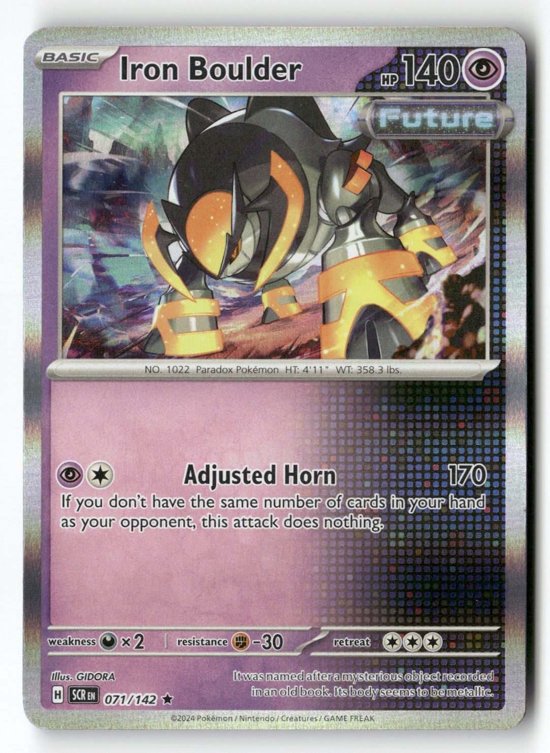 Iron Boulder | Near Mint / English / Holofoil