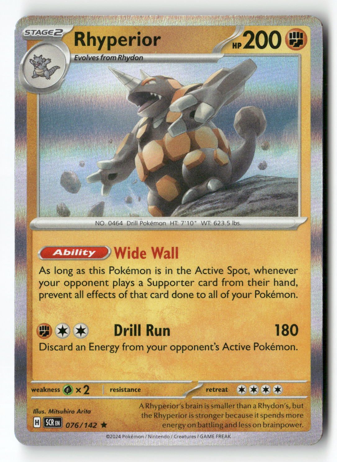 Rhyperior | Near Mint / English / Holofoil