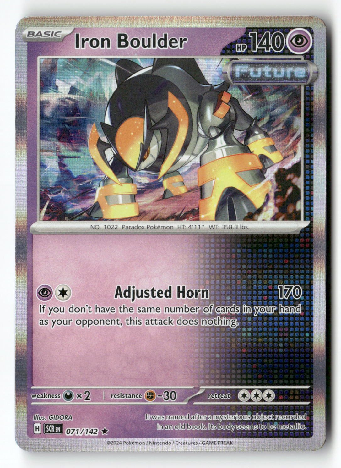 Iron Boulder | Near Mint / English / Holofoil