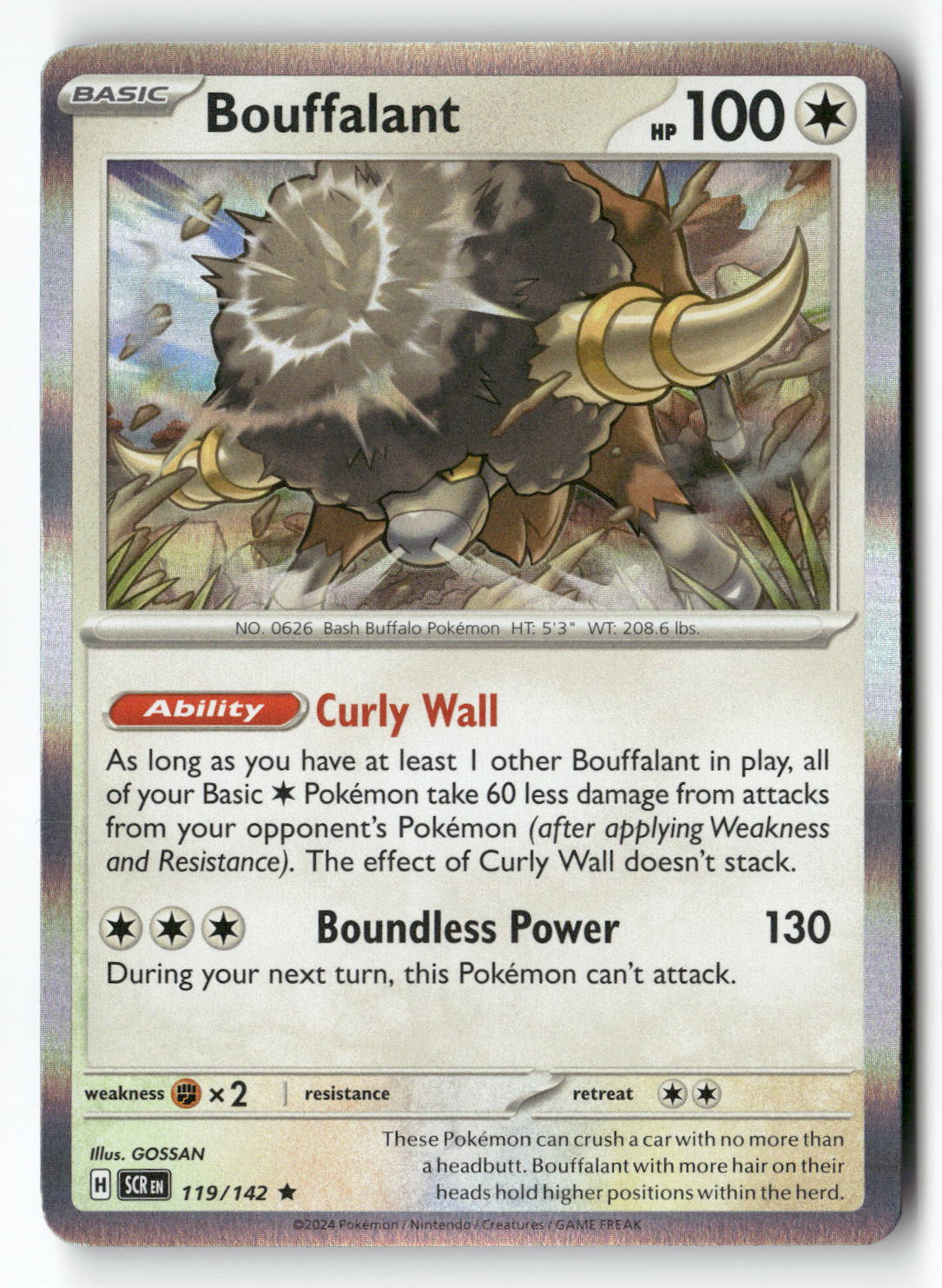 Bouffalant | Near Mint / English / Holofoil