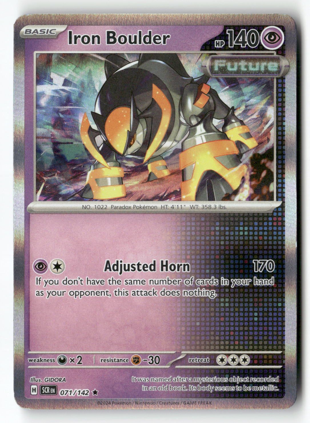 Iron Boulder | Near Mint / English / Holofoil