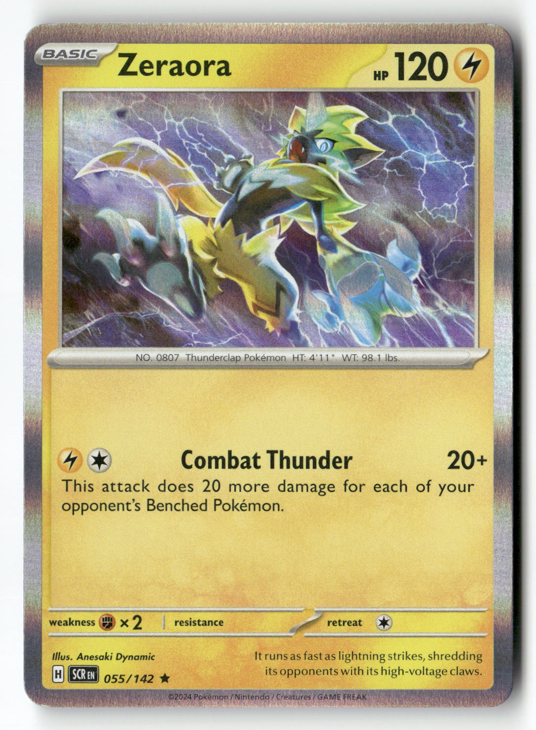 Zeraora - 055/142 | Near Mint / English / Holofoil