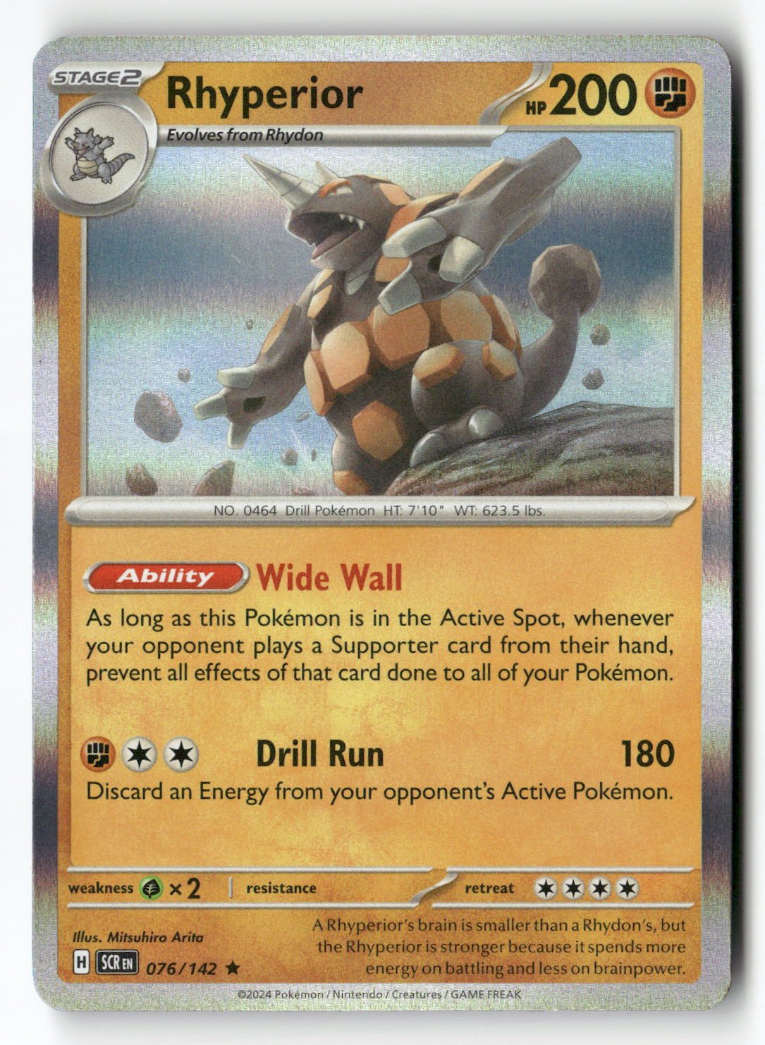 Rhyperior | Near Mint / English / Holofoil