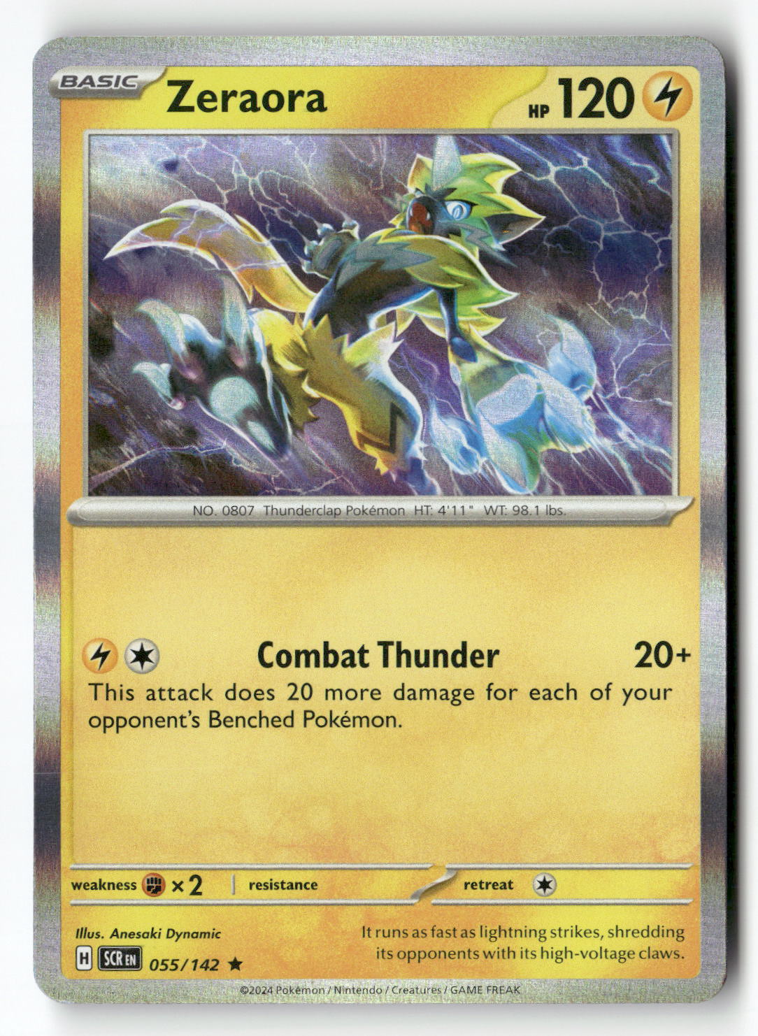 Zeraora - 055/142 | Near Mint / English / Holofoil